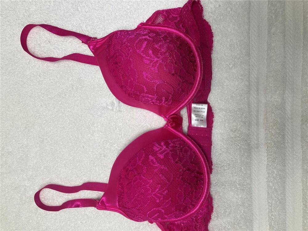 Hot Pink Lace Bra 34C From Kisses